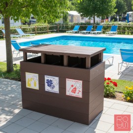 Papereres de Reciclatge Modulars de Plàstic Reciclat Ciudadela